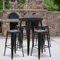 Metal Colorful Bar Table and Stool Sets
