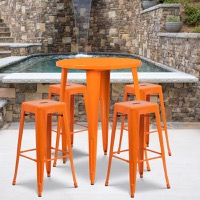 Metal Colorful Bar Table and Stool Sets