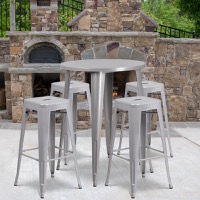 Metal Colorful Bar Table and Stool Sets
