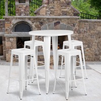 Metal Colorful Bar Table and Stool Sets