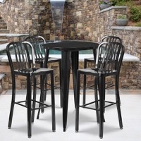 Metal Colorful Bar Table and Stool Sets