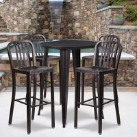 Metal Colorful Bar Table and Stool Sets