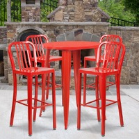 Metal Colorful Bar Table and Stool Sets