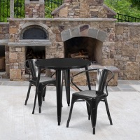 Metal Colorful Table and Chair Sets