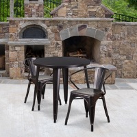 Metal Colorful Table and Chair Sets