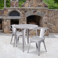 Metal Colorful Table and Chair Sets