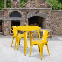 Conrad - Table and Chair Set - Yellow