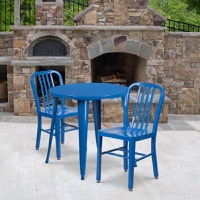 Metal Colorful Table and Chair Sets