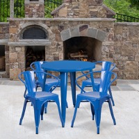 Cory - Table and Chair Set - Blue