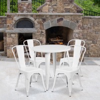 Metal Colorful Table and Chair Sets
