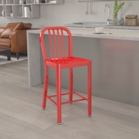 Metal Colorful Restaurant Counter Stools
