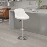 Vinyl Adjustable Height Barstools