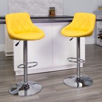 Vinyl Adjustable Height Barstools