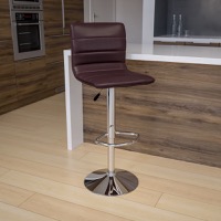 Vinyl Adjustable Height Barstools