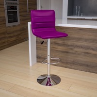 Vinyl Adjustable Height Barstools