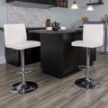 Vinyl Adjustable Height Barstools
