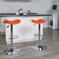 Vinyl Adjustable Height Barstools