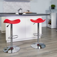 Vinyl Adjustable Height Barstools
