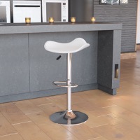 Vinyl Adjustable Height Barstools