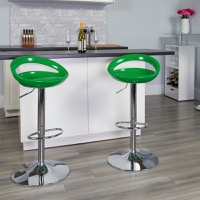 Plastic Adjustable Height Barstools
