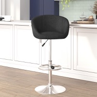 Fabric Adjustable Height Barstools