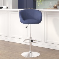Fabric Adjustable Height Barstools