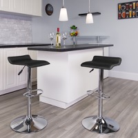 Vinyl Adjustable Height Barstools
