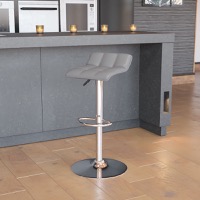 Vinyl Adjustable Height Barstools