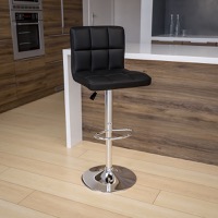 Vinyl Adjustable Height Barstools