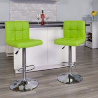 Vinyl Adjustable Height Barstools