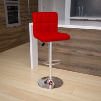Vinyl Adjustable Height Barstools
