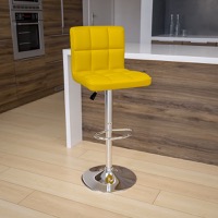 Vinyl Adjustable Height Barstools