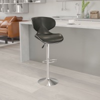 Vinyl Adjustable Height Barstools