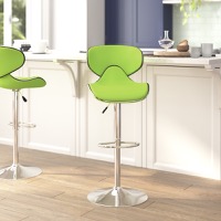 Vinyl Adjustable Height Barstools