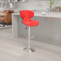 Vinyl Adjustable Height Barstools