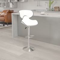 Vinyl Adjustable Height Barstools