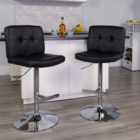 Vinyl Adjustable Height Barstools