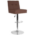 Fabric Adjustable Height Barstools