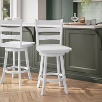 Wood Swivel Barstools