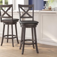 Wood Swivel Barstools