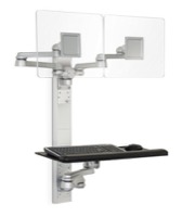 ESI - Titan PAC Station - 01 Series Single Track - Dual Monitor