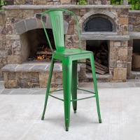 Metal Colorful Restaurant Barstools