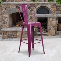 Metal Colorful Restaurant Barstools
