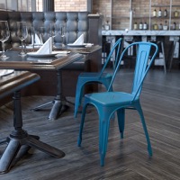Metal Colorful Restaurant Chairs