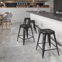 Metal Colorful Restaurant Counter Stools