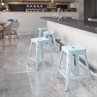 Metal Colorful Restaurant Counter Stools