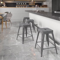 Metal Colorful Restaurant Counter Stools