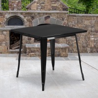 Metal Colorful Restaurant Tables