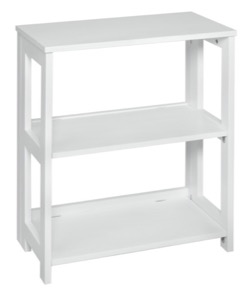 Flip Flop 28" High Folding Bookcase - White