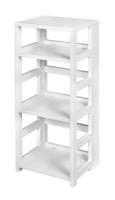 Flip Flop 34" High Square Folding Bookcase - White